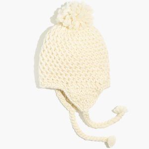NWT Madewell To The Market Pom-Pom Beanie